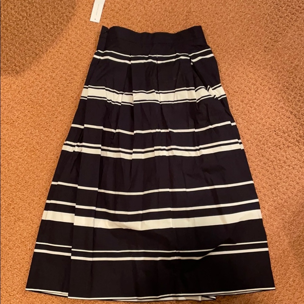 Blue and white ankle length skirt size 0